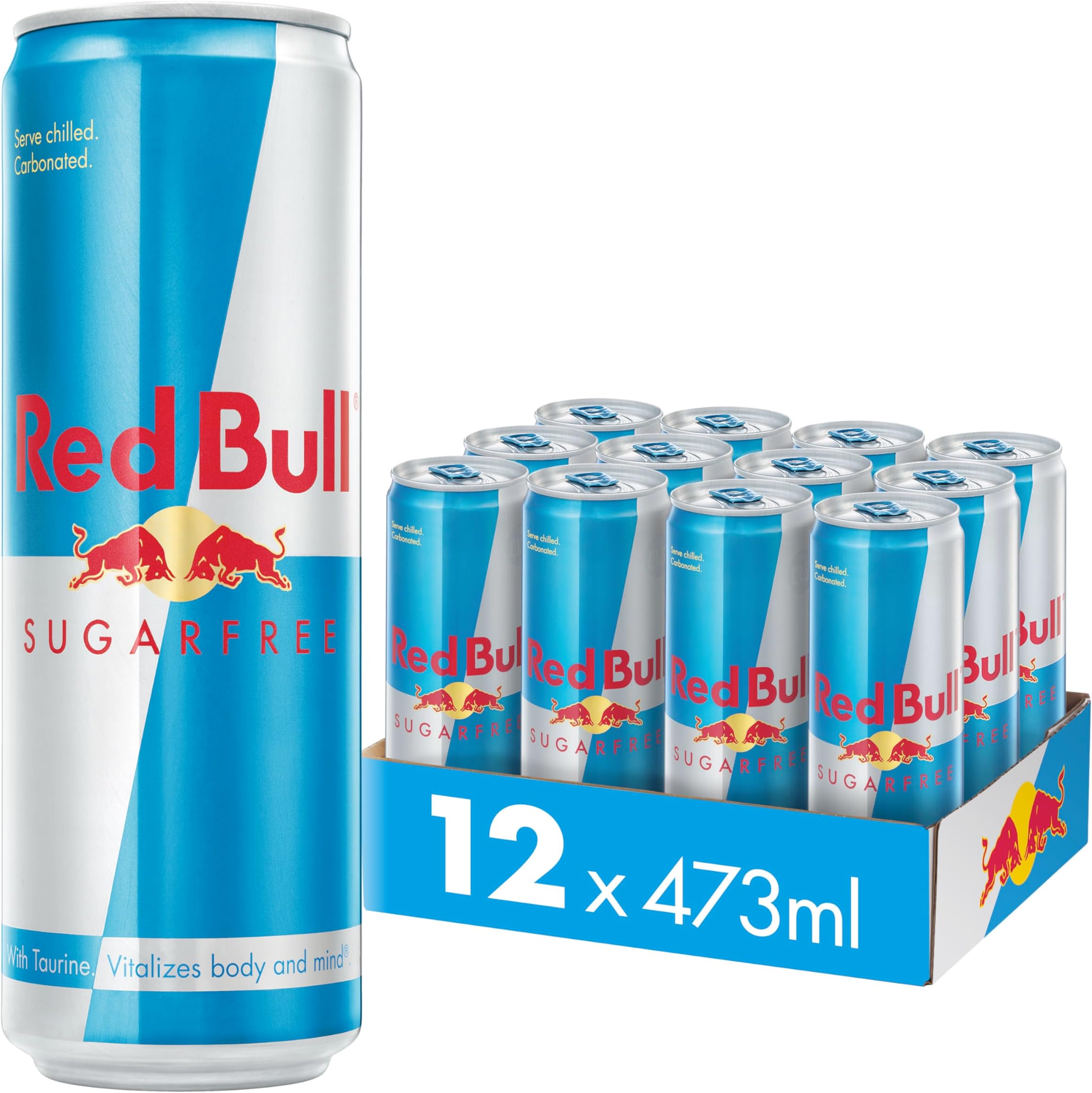 Sugarfree Energy Drink 473ml 12 Pack