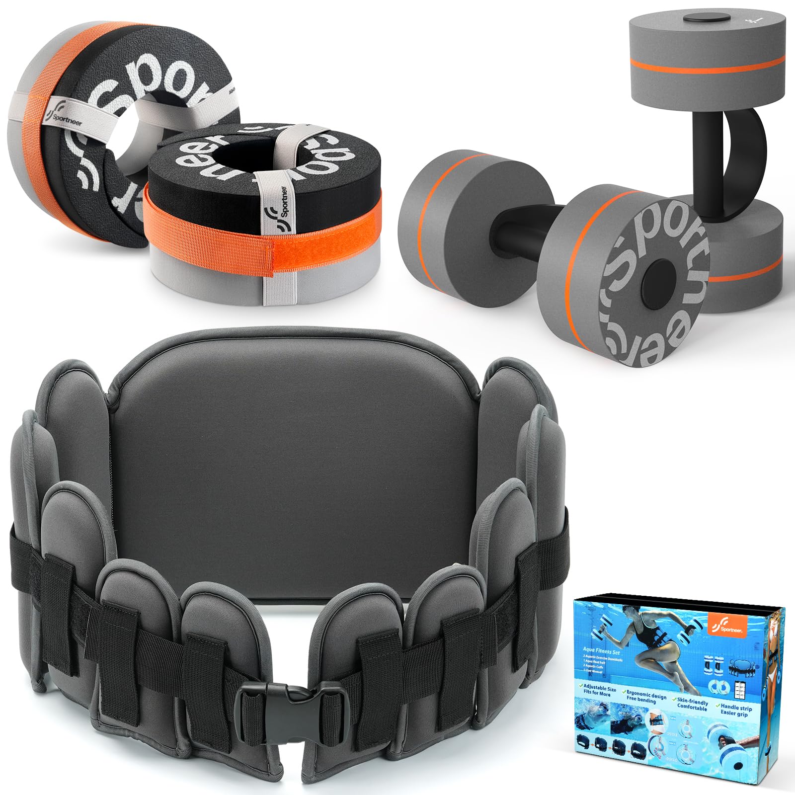 Snapklik Water Aerobics Pool Exercise Equipment Aqua Workout 