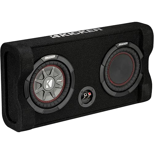 KICKER 47TRTP82 Down-Firing 8" CompRT 2-Ohm Enclosure