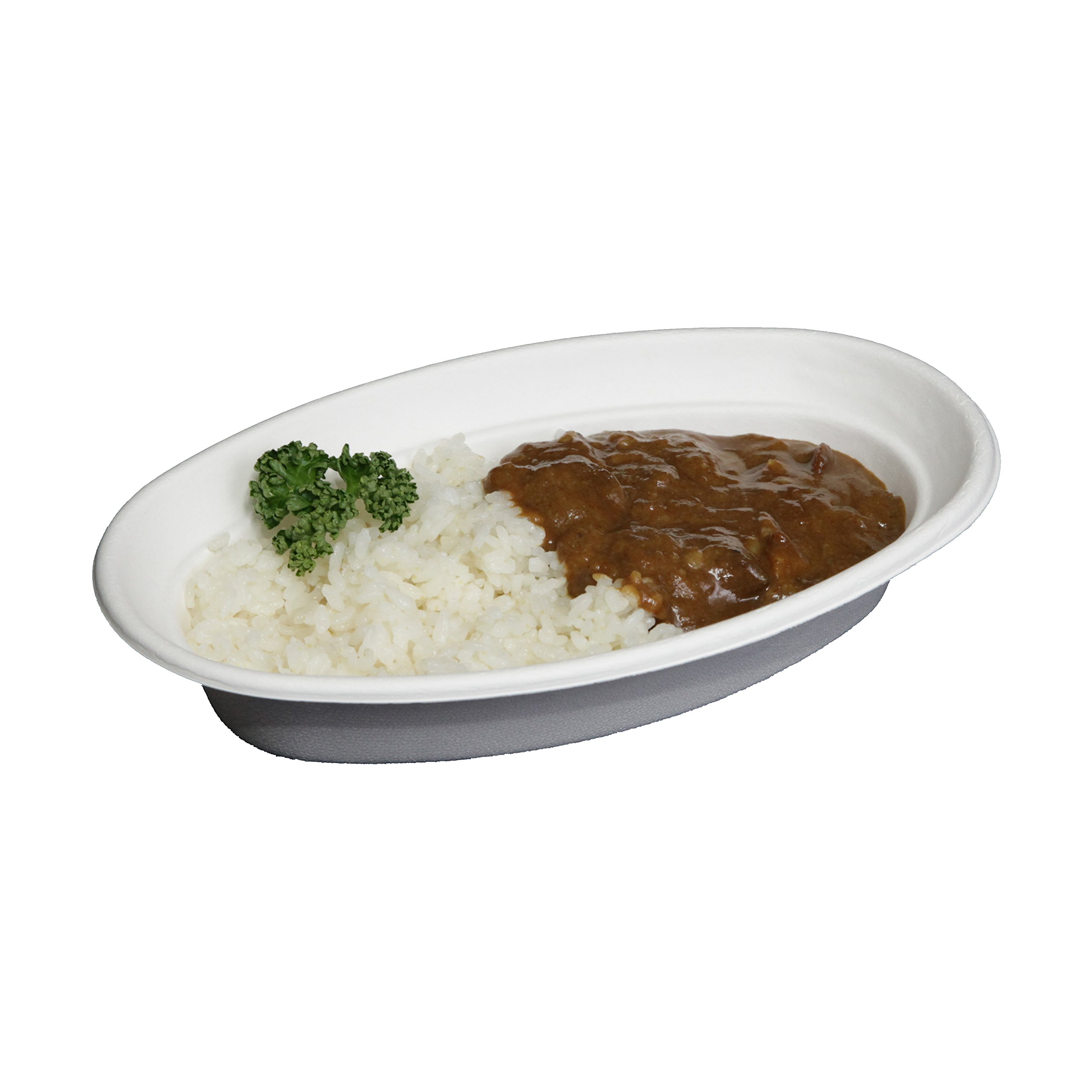 Amazon.co.jp: 使い捨て カレー皿 エコでオシャレな eモールド カレー 