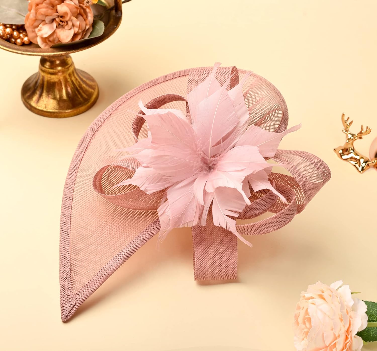 Zivyes Fascinators Headband for Women Tea Party Hat Kentucky Derby