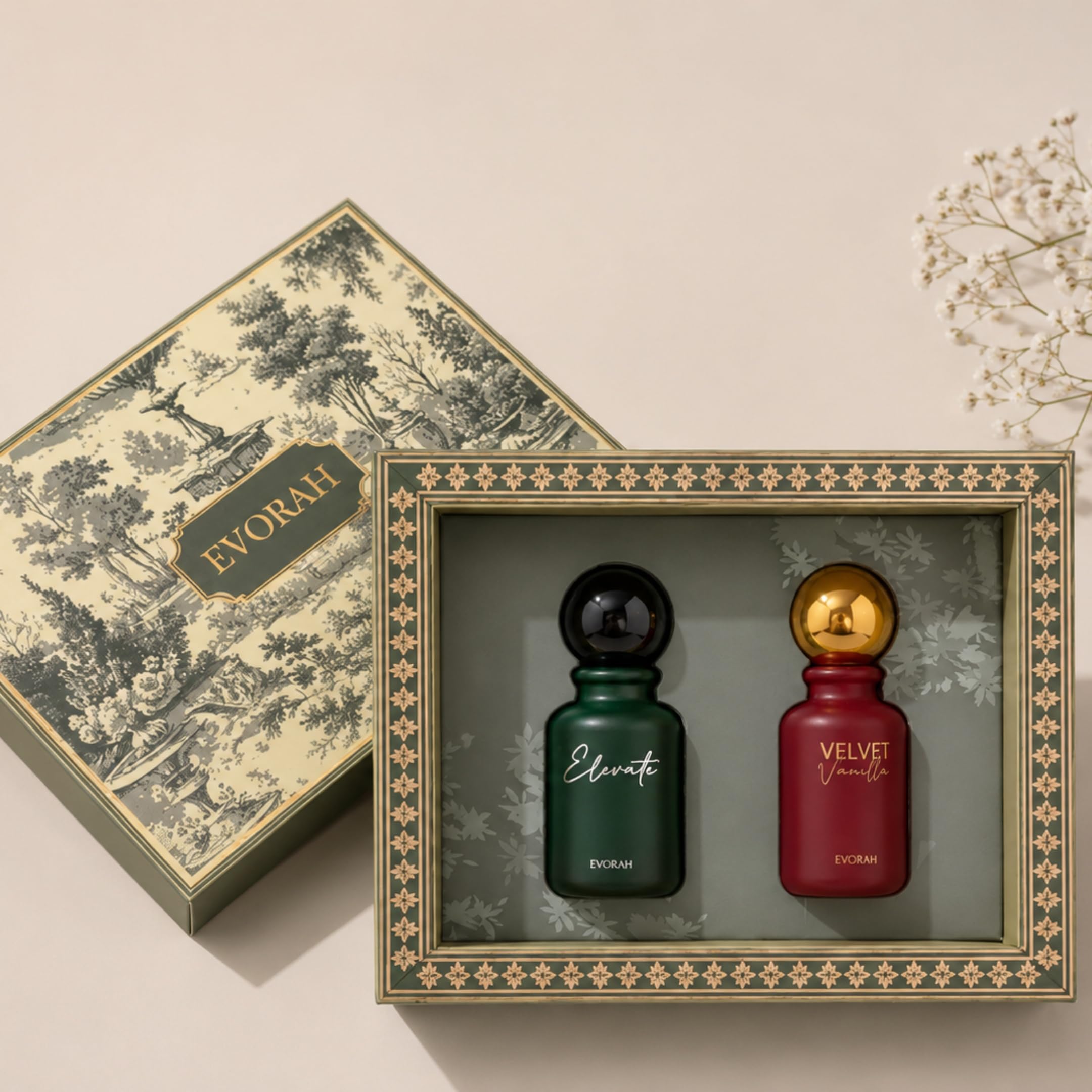 EVORAH Luxury HIS & HER Perfume Gift Set I Perfume Combo I Gift for Couples I Anniversary and Special Occasion gift for couples (2x25ml)-image-12