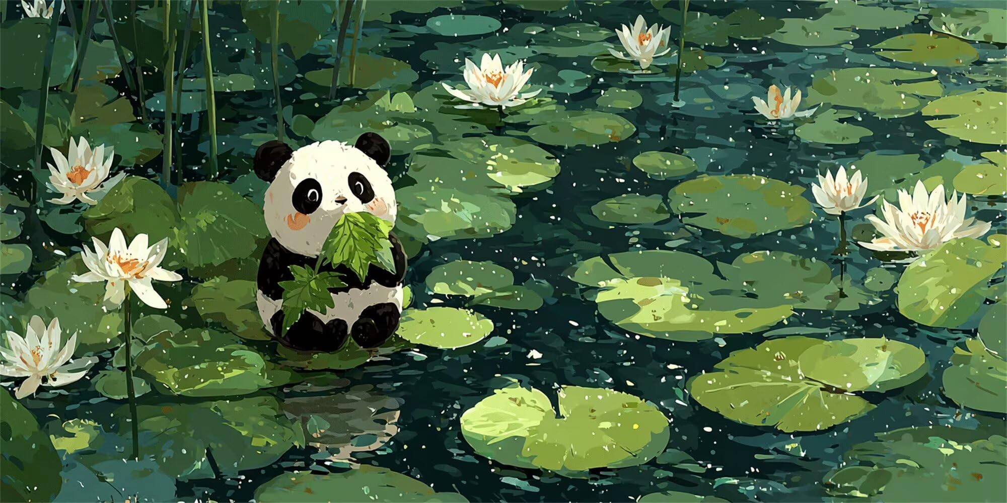 Diamentowe malowanie panda DIY dorośli diamentowe malowanie staw ścieg krzyżykowy pełny zestaw 5D DIY diamentowe malowanie dzieci, oryginalne prezenty dla kobiet, dekoracja domu, 50x100cm s-442