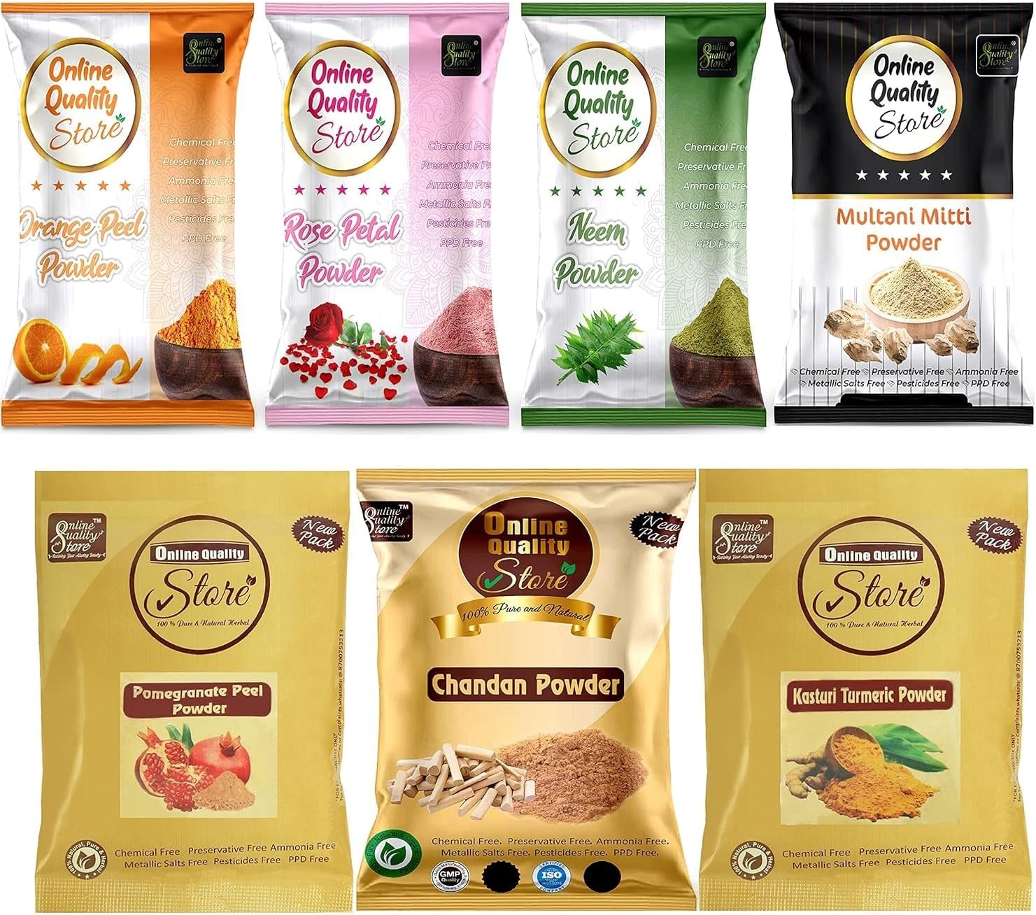 Online Quality Store face pack for glowing skin and pimples combo