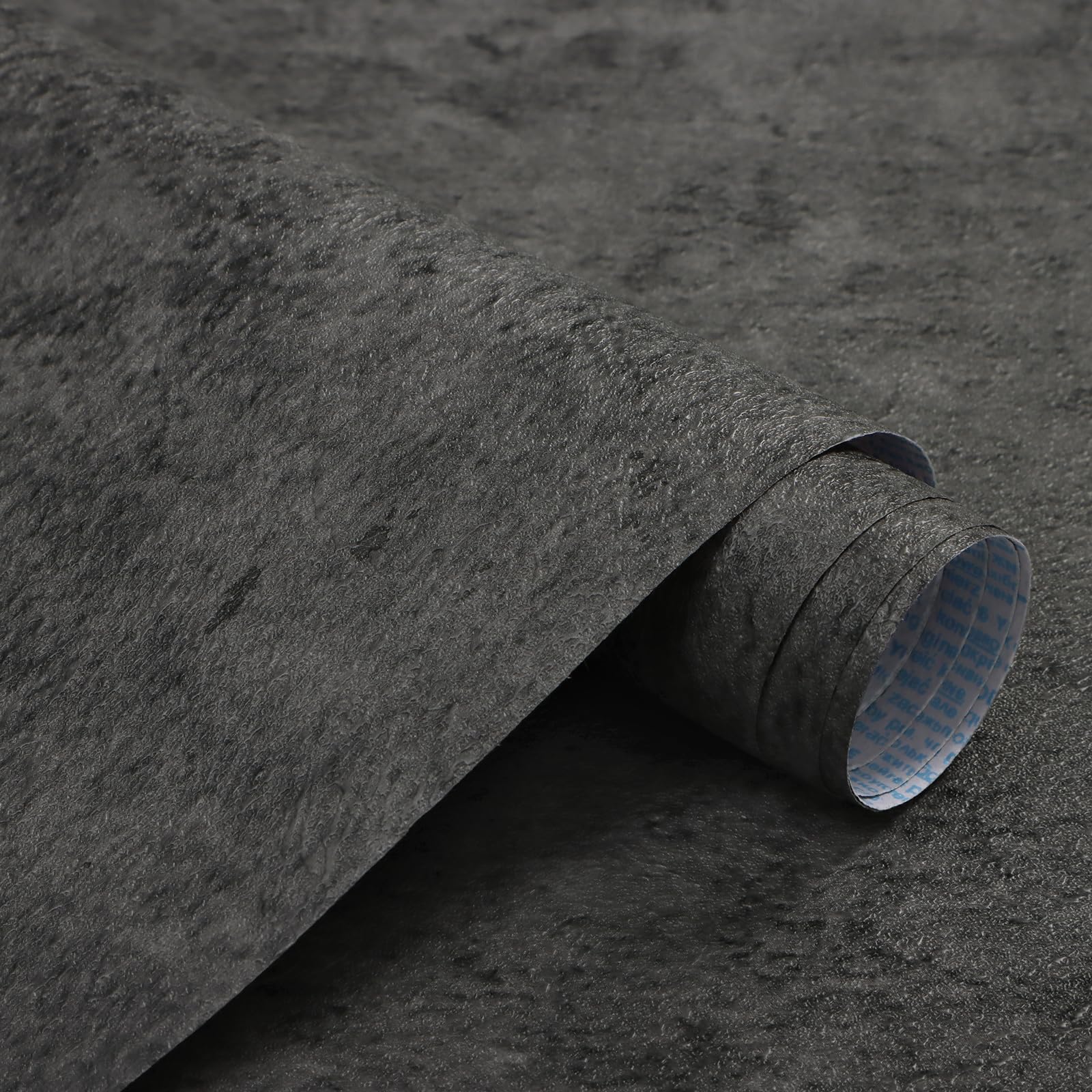 CiCiwind Self Adhesive Wallpaper 60cm×5m Dark Grey Concrete Look Contact Paper Sticky Back Plastic Thicken Peel and Stick Vinyl Wrap Removable Stick on Wallpaper for Living Room Bedroom Kitchen