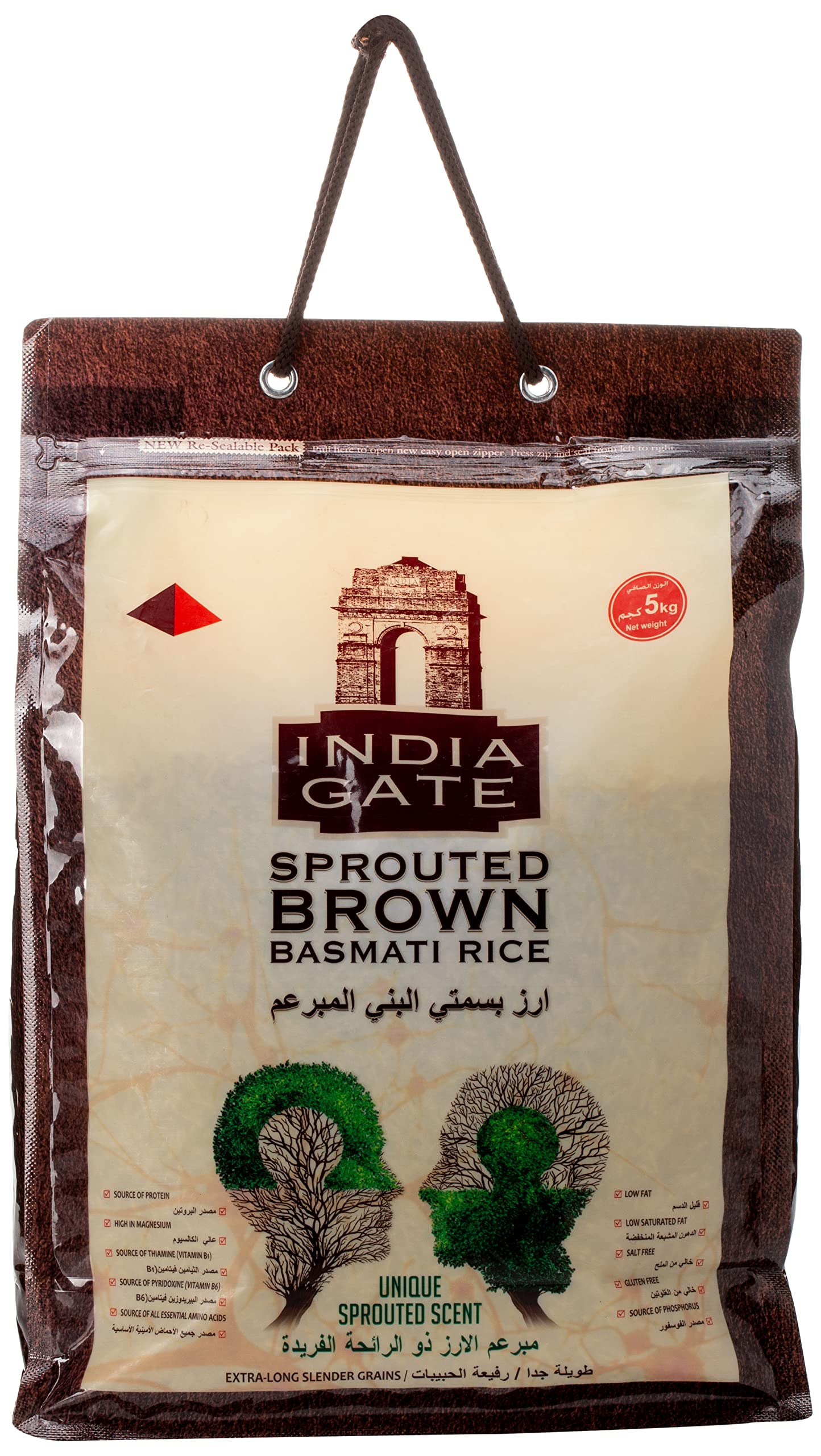 India Gate Sprouted Brown Rice, 5 kg