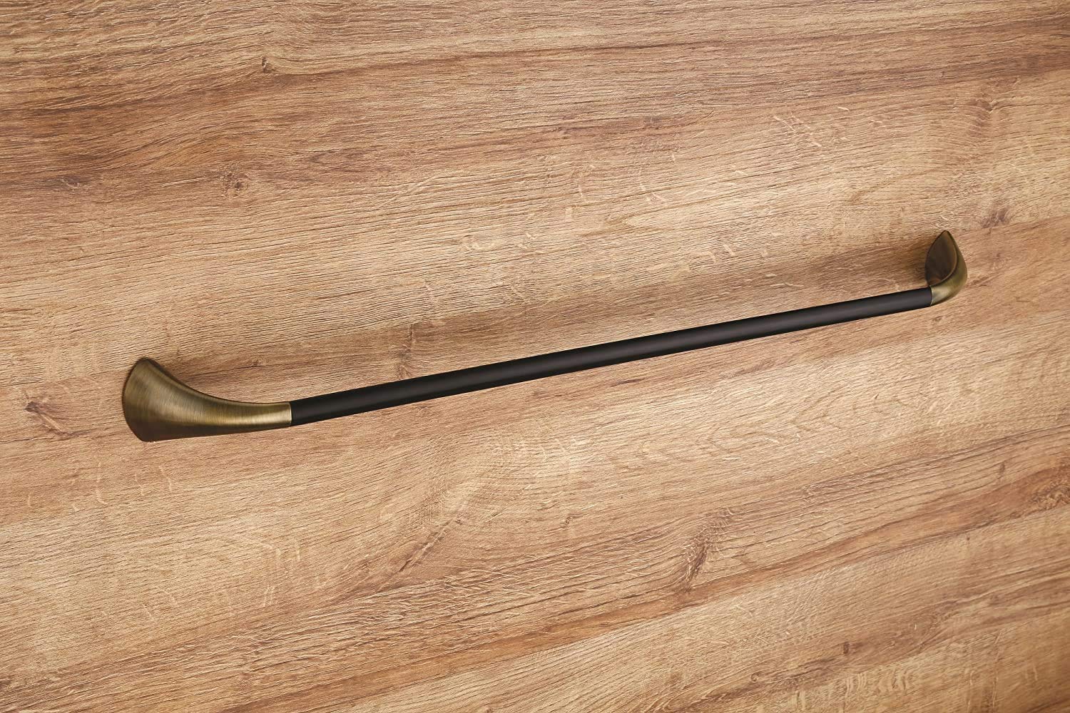 JAKABA Sumero Fully Brass Towel Rod (24") for Bathroom/Wash Basin - Bathroom Accessories - JKB-CO-2132-B (Antique Brass)