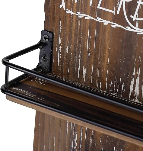 Miniatura 7 de Estante para especias de montaje en pared, organizador de madera marrón de 3 niveles, despensa de cocina, soporte de almacenamiento para ahorrar
