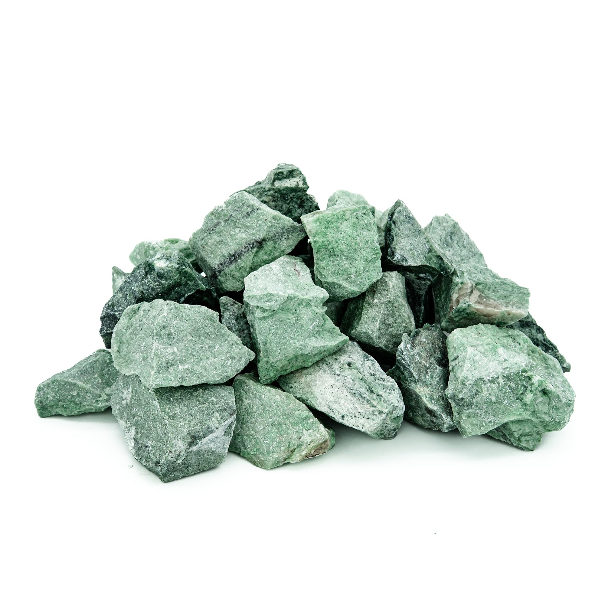 Piedras de sauna de jadeíta, 15 kg, rotas, 3 – 5 cm, máxima durabilidad, calor duradero, para estufas eléctricas de sauna
