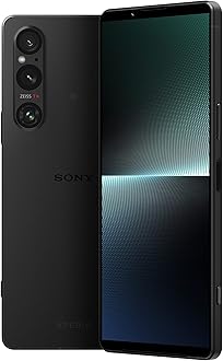 SonyXperia 1 V Black - 6.5 Inch 21:9 Wide 4K HDR OLED - 120Hz Refresh rate -Triple lens(with Next Gen Sensor & ZEISS)- 3.5 mm audio jack - Android 13 - SIM free - Dual SIM hybrid