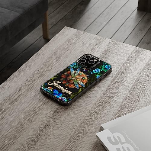 Miniatura 5 de Funda de teléfono personalizada con libélula, diseño de libélulas, compatible con iPhone 14, 13, 12, 11 Plus, Mini Pro Max, cumpleaños, Navidad, Día