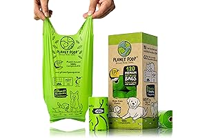 The Green Eco-Savior: PLANET POOP Biodegradable Dog Poop Bags with Handles
