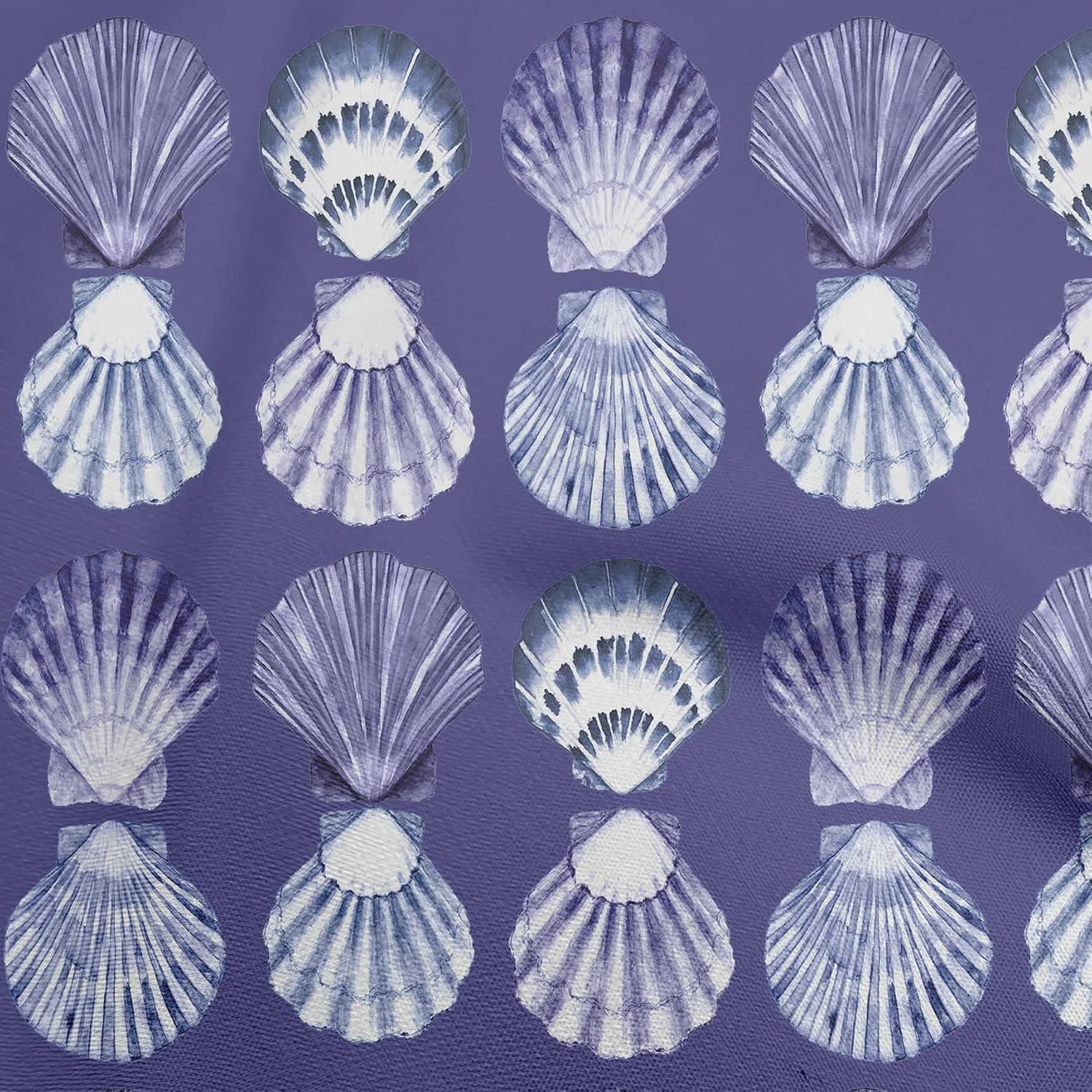 oneOone Cotton Flex Sea Green Fabric Sea Shells Ocean DIY Clothing Quilting Fabric Print Fabric by Yard 40 Inch Wide