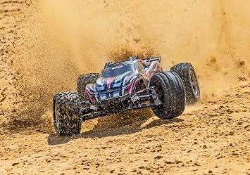 Traxxas Rustler 4X4 HD VXL Brushless 4WD 1:10 RTR Stadium Truck - Red