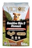VICTOR Super Premium Dog Food — Sensitive Skin and Stomach — Salmon Meal & Brown Rice Recipe Dry Kibble — Gluten Free, No Chicken, Ideal for Dogs with Allergies — Adult and Puppy Food, 5 lb