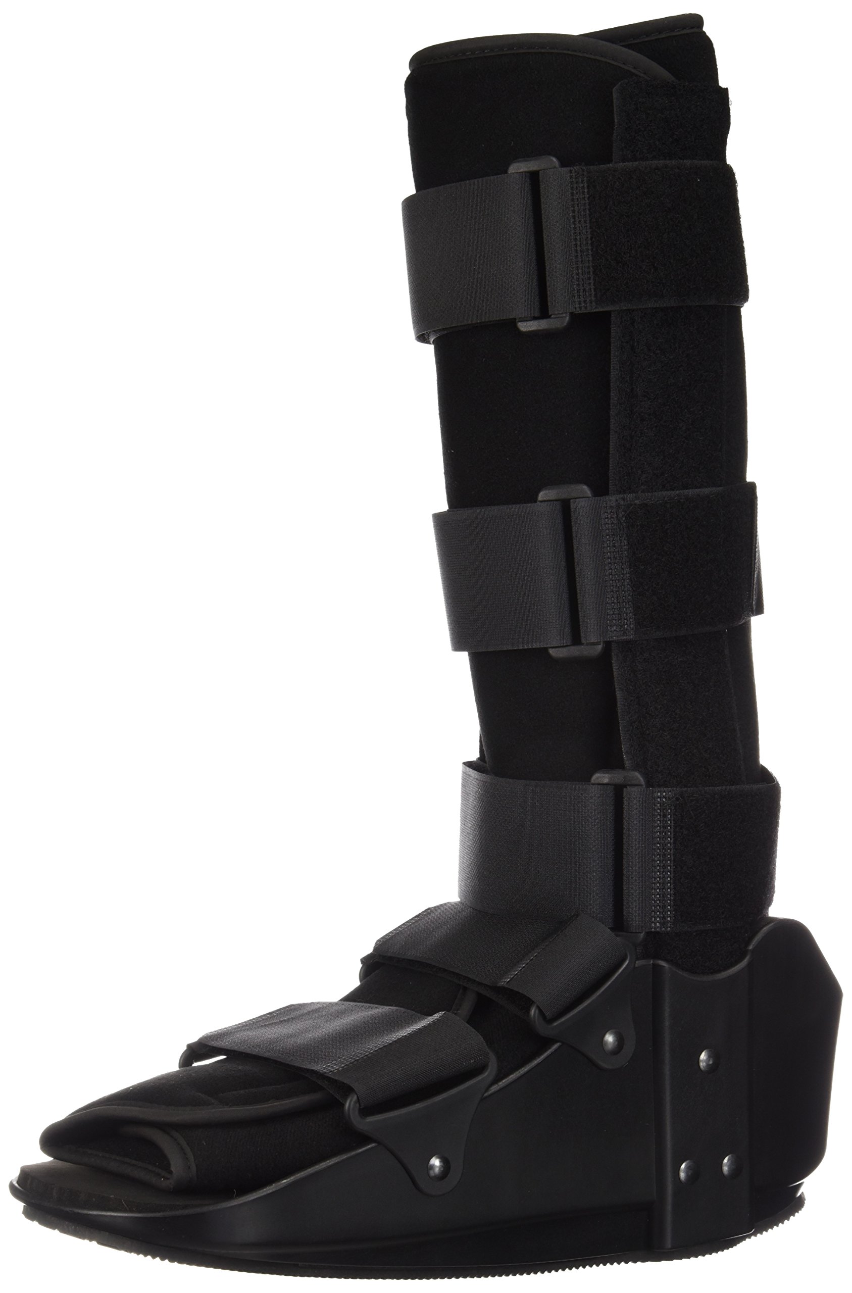 Medline Standard Tall Leg Walkers, Skid-Resistant Rocker Bottom, Size Large, Adjustable Straps, Fits Left or Right Leg, 1 Each