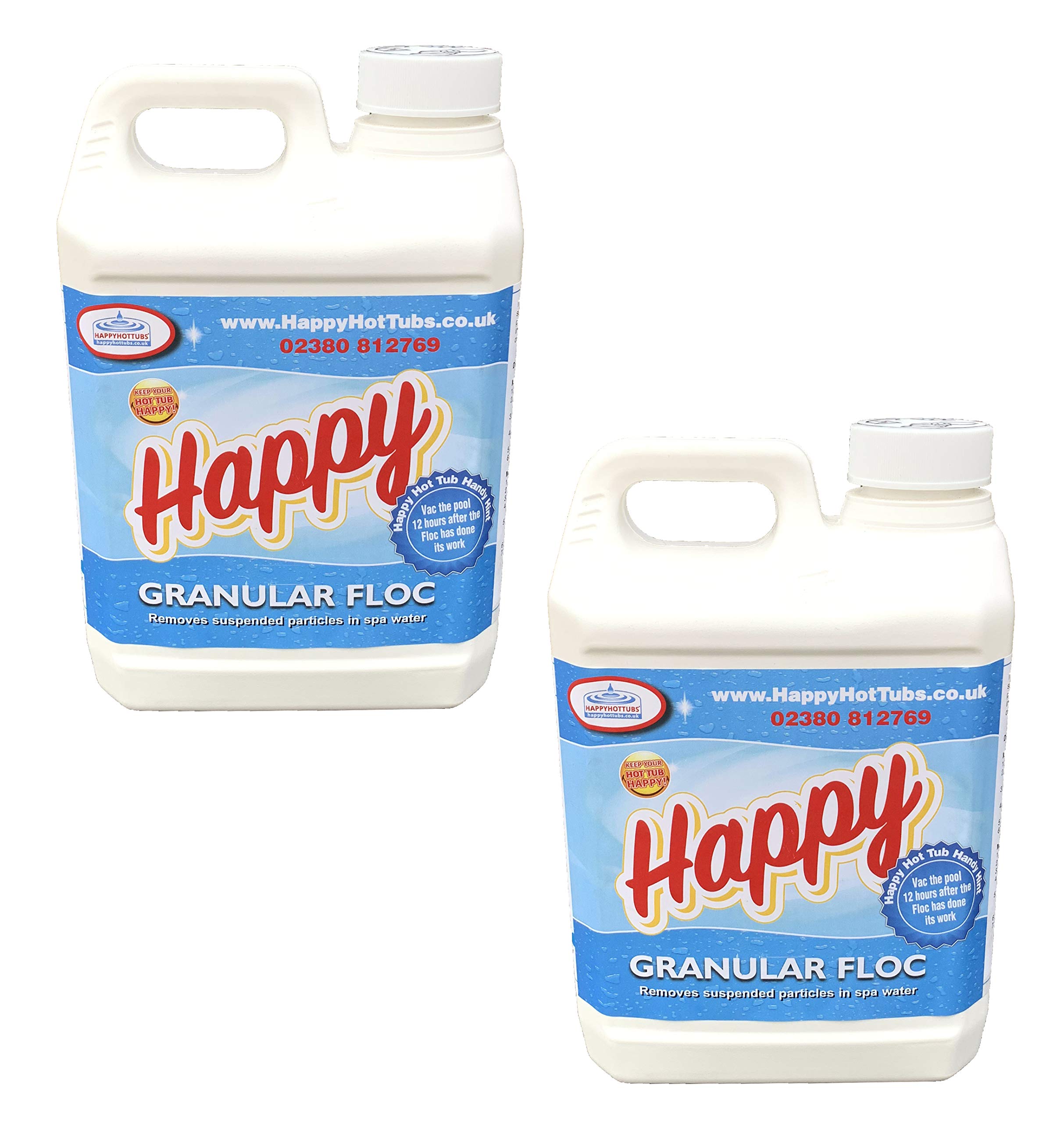 Happy Hot Tubs 4kg Granular Floc Sparkling Water Remove Debris Swimming Pool Pools Flocculant