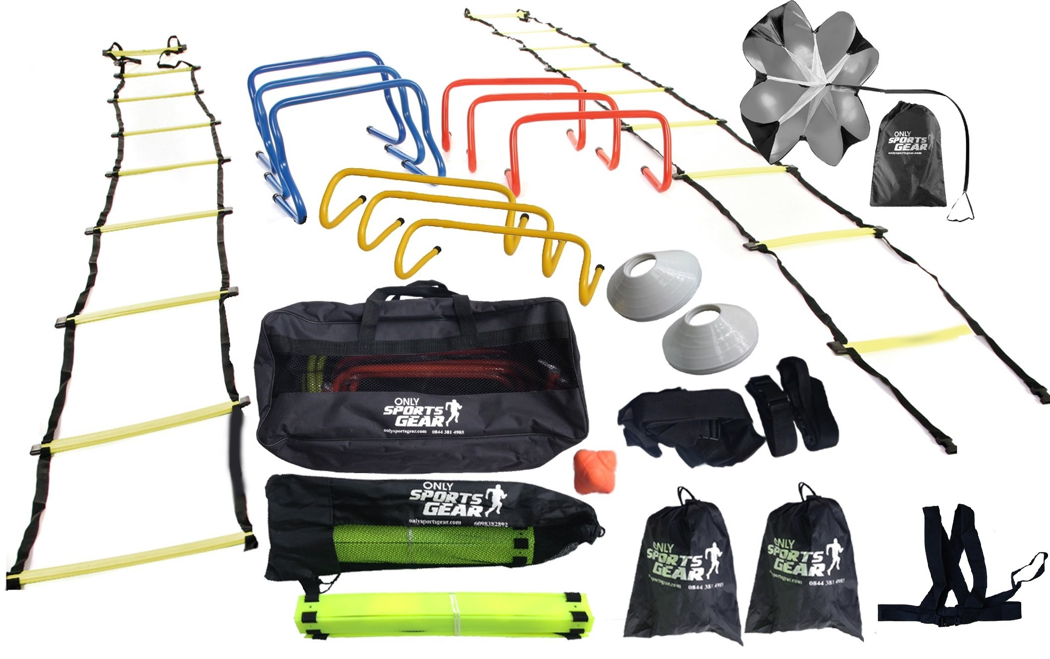 Sports Exercise & Fitness Equipment Speed & Agility Training Kit Combo Set