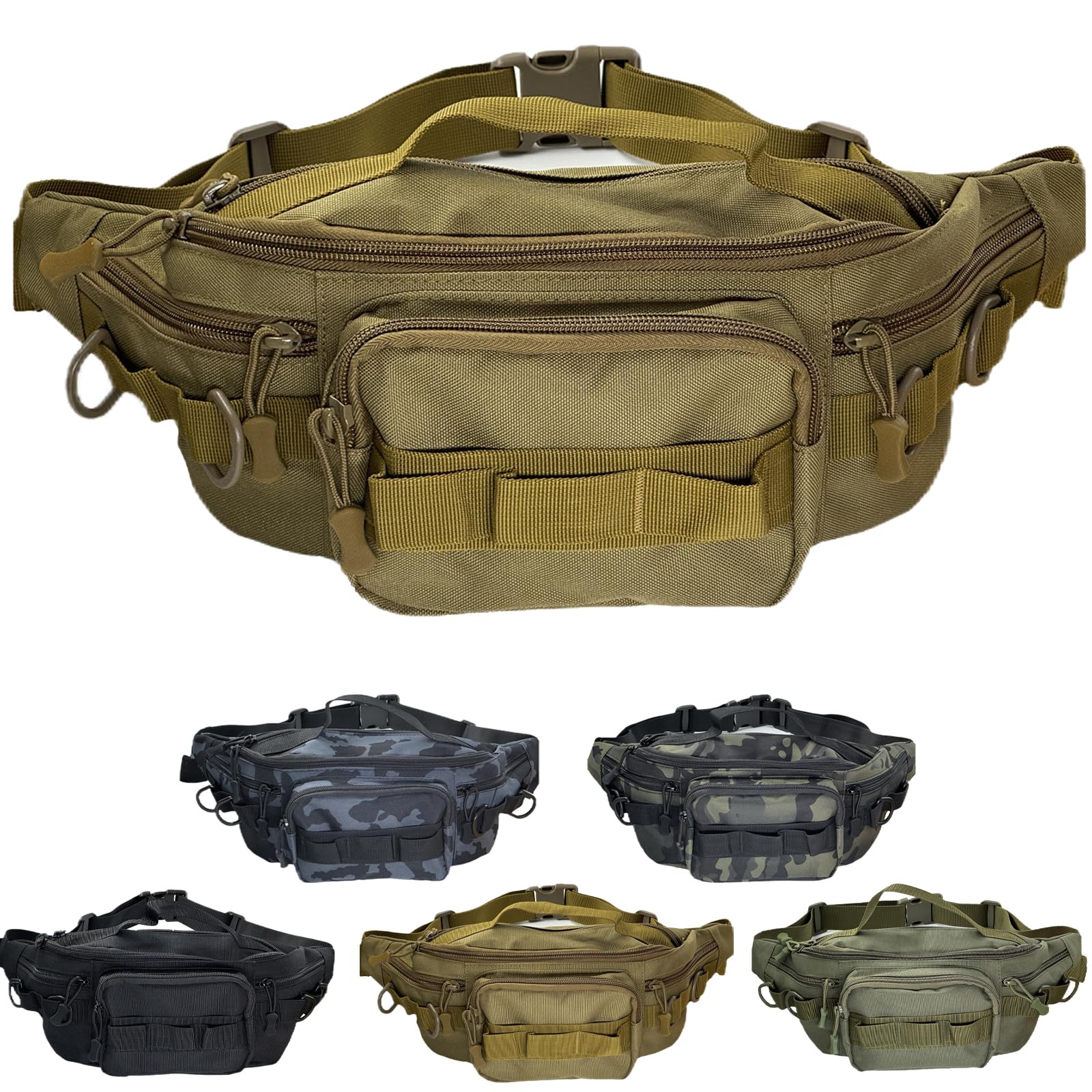 Chardime Fishing Fanny Pack for Men -Fishing Fanny Pack-Lightweight and Fishing Sling Pack