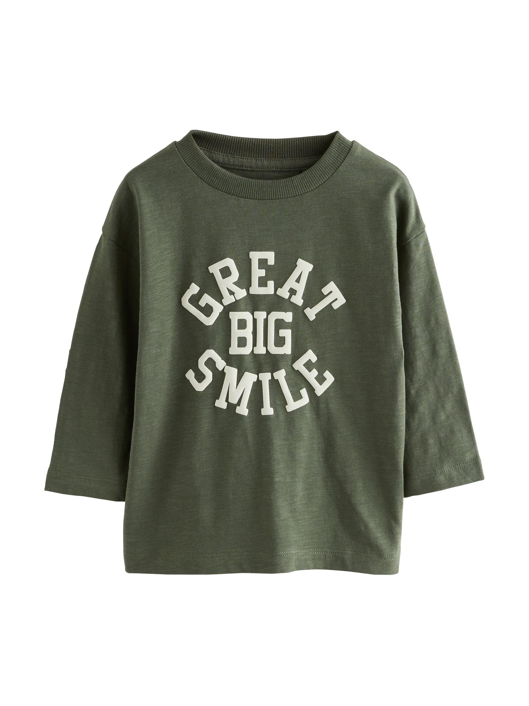 NEXT Jungen Langarm-Shirts, 5er-Pack 62-122