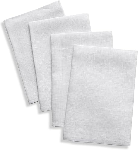 Miniatura 81 de Solino Home - Juego de 4 manteles individuales de 14 x 19 pulgadas, lino europeo 100% lino puro, tejido natural, hecho a mano, lavable a máquina,