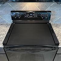 Vista 3 de Cubierta de estufa para tabla de fideos Gashell con asas, tabla de cubierta de estufa múltiple para estufa eléctrica/de gas (negra), GSC-2212