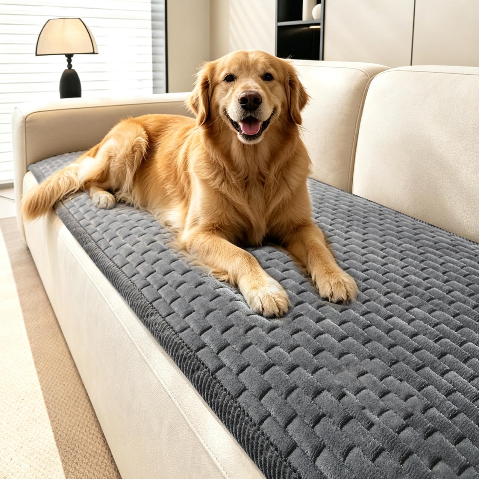 PJLZJFBY Couch Covers for Dogs Washable, Non Slip Dog Couch Cover Protector