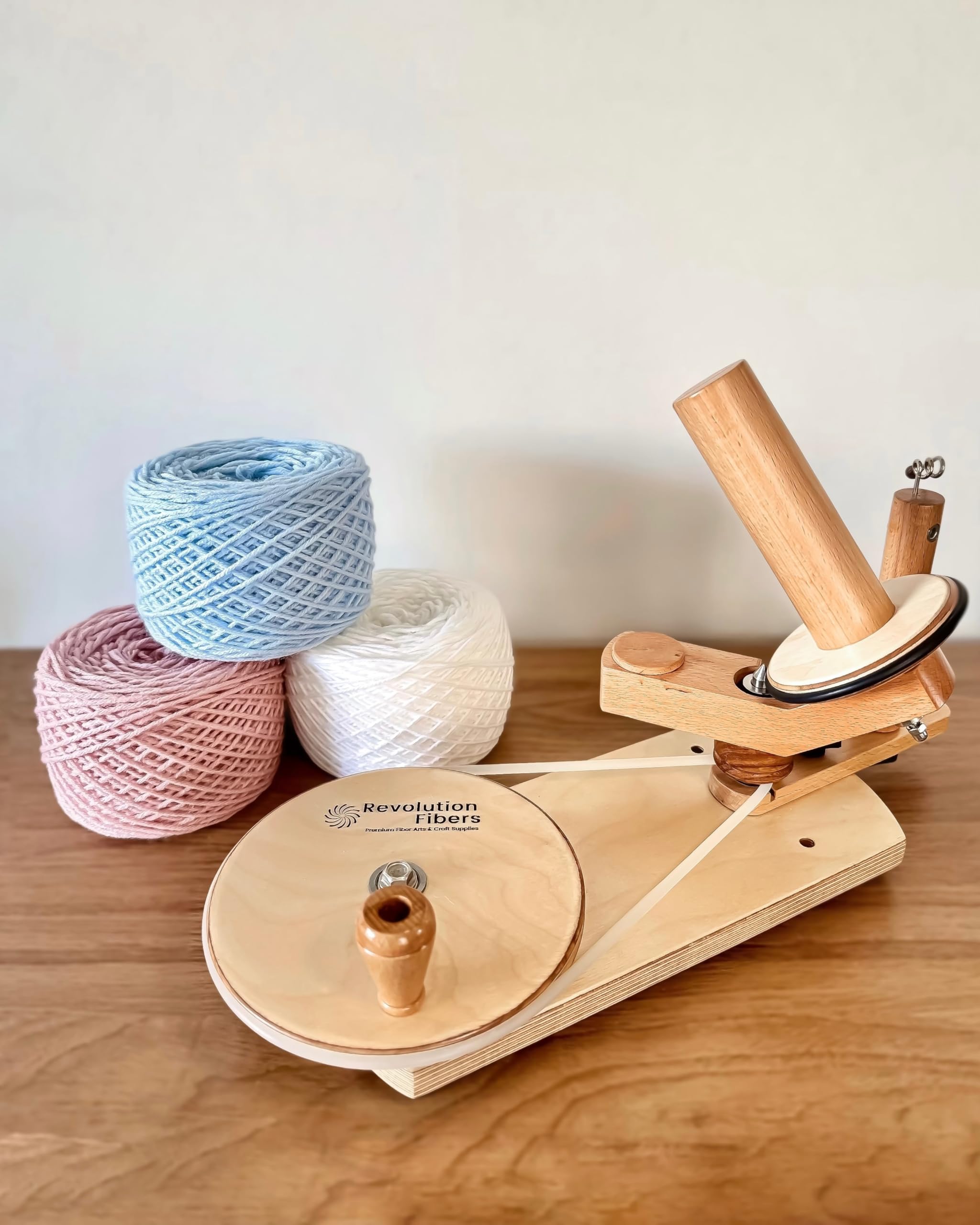 Revolution Fibers Jumbo-Garnkugelwickler, professionelle Qualität, Hartholz-Ahorn, Fassungsvermögen: 482 ml