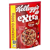 Kellogg’s Cereali Extra Frutti Rossi, 500 g