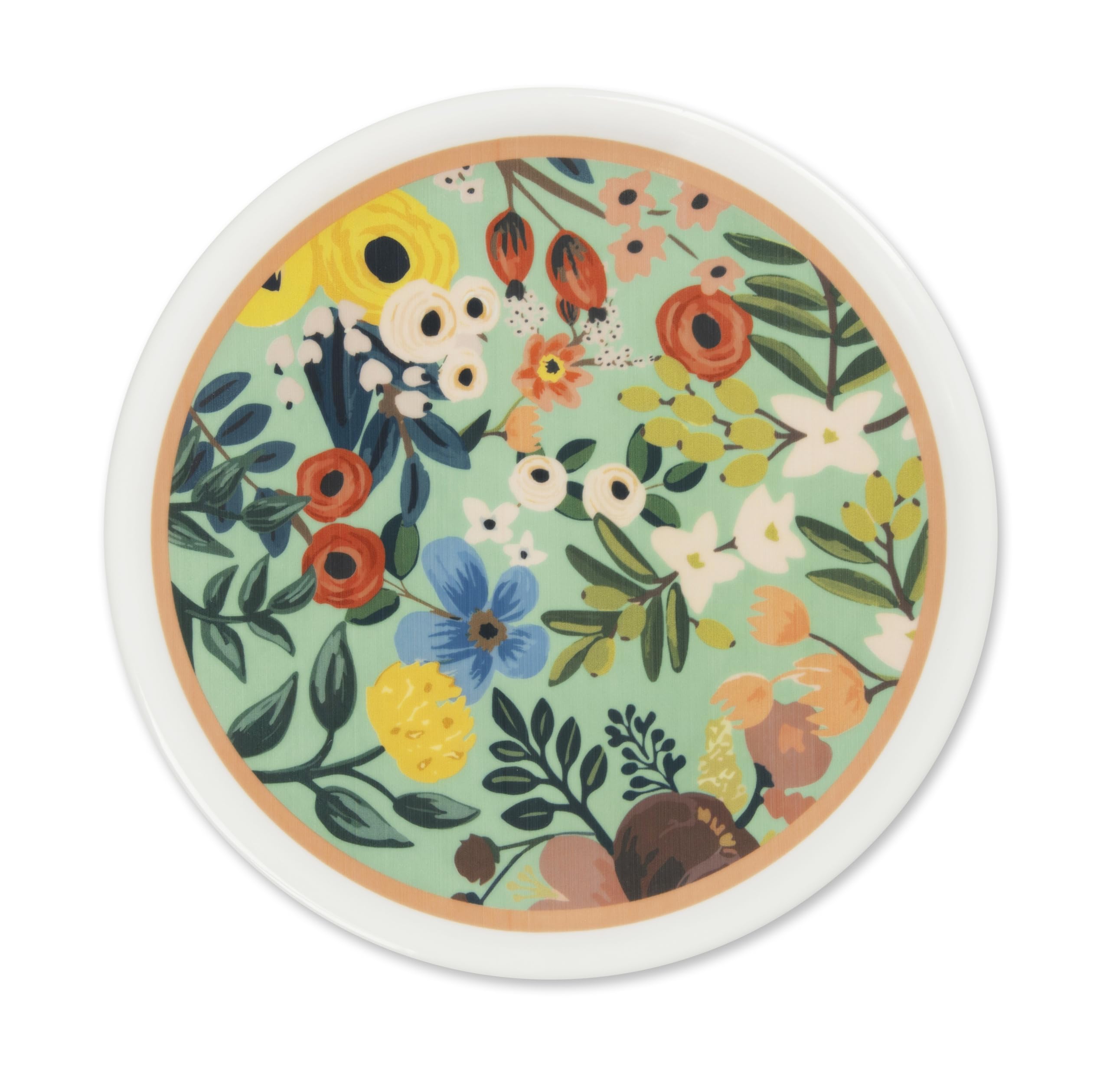 Excelsa Fiori Frida Zestaw 6 porcelanowych talerzy do pizzy, dekoracja kwiatowa, 30,5 cm