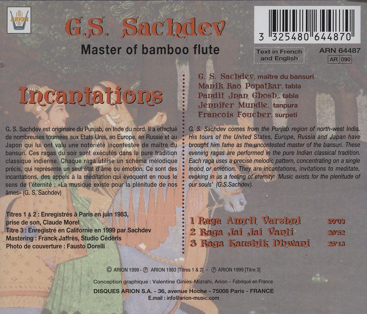 Sachdev-Meister der Indischen Bambusflöte