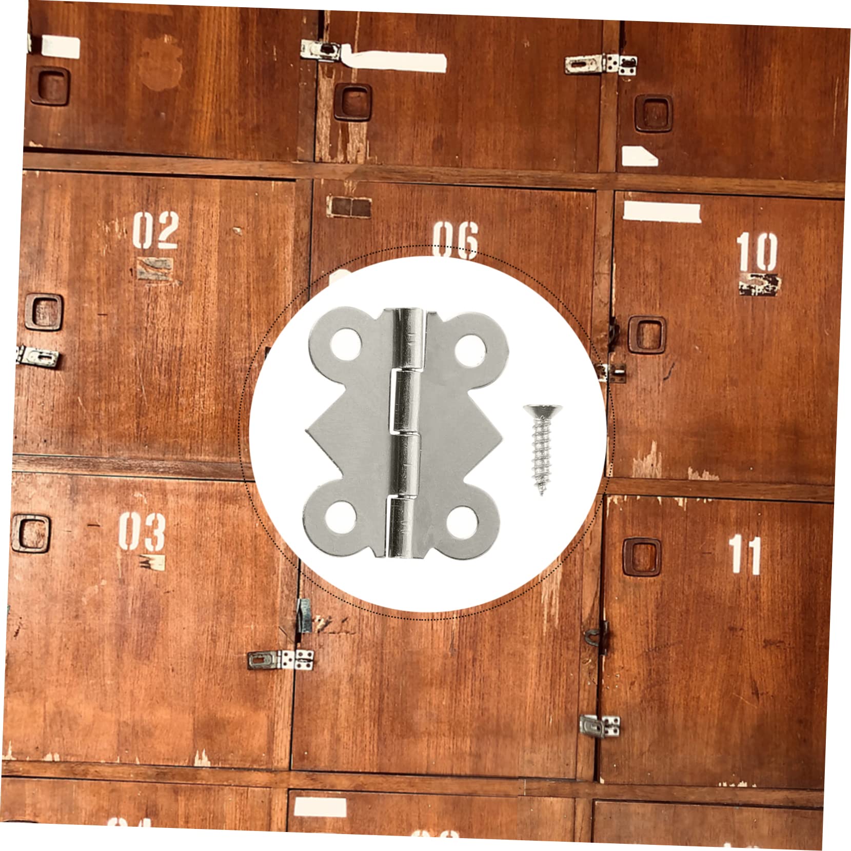DOITOOL 144pezzi Cerniere Retro Stile Antico Per Scatole Design Forma Di Farfalla Facili Da Installare Per Armadi e Mobili Decorativi