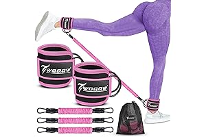 Ankle Resistance Bands for Glutes Workout and Hip Fitness Training