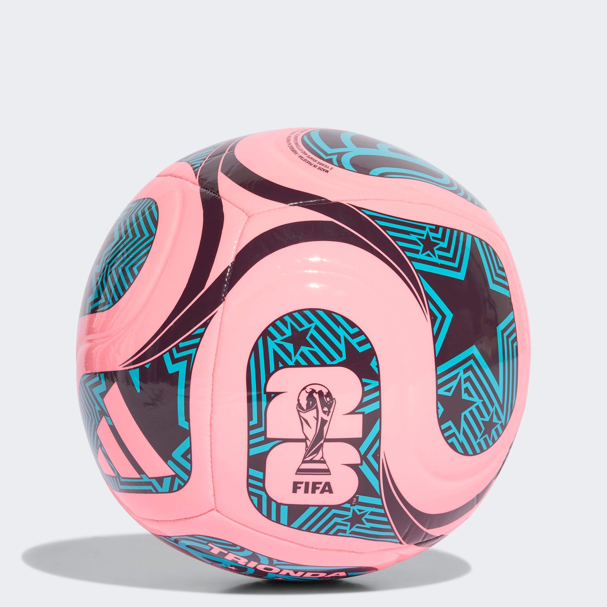 adidas Unisex FIFA World Cup 26 Club Trionda Ball, Beam Pink/Noble Red/Blue, 5 - 5