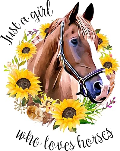 Eterkosu Kit de pintura artística de caballo con diamantes para adultos, animales, flores, bricolaje, pintura 5D con diamantes, kits de pintura de