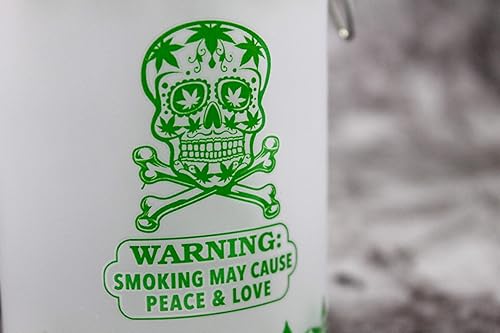 Miniatura 6 de Tarro de vidrio de 6" con tapa de sujeción (hojas rosaplateadas)