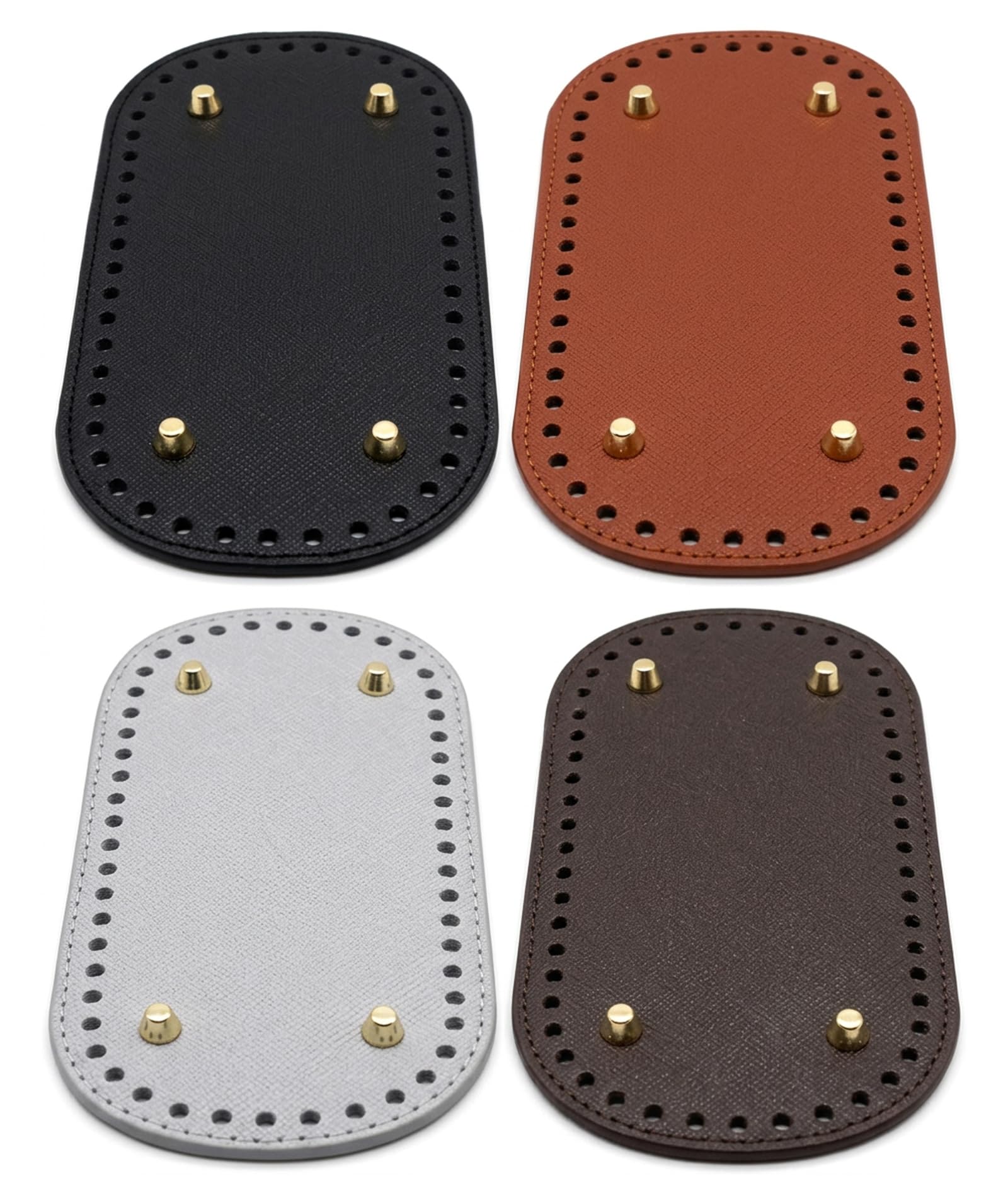 4-Piece Bag Base for Bag Making Crochet, Handbag Bottom Shaper Insert Support Pad to Prevent Bag Sagging, DIY Craft Bag Making Materials Kit-image-17