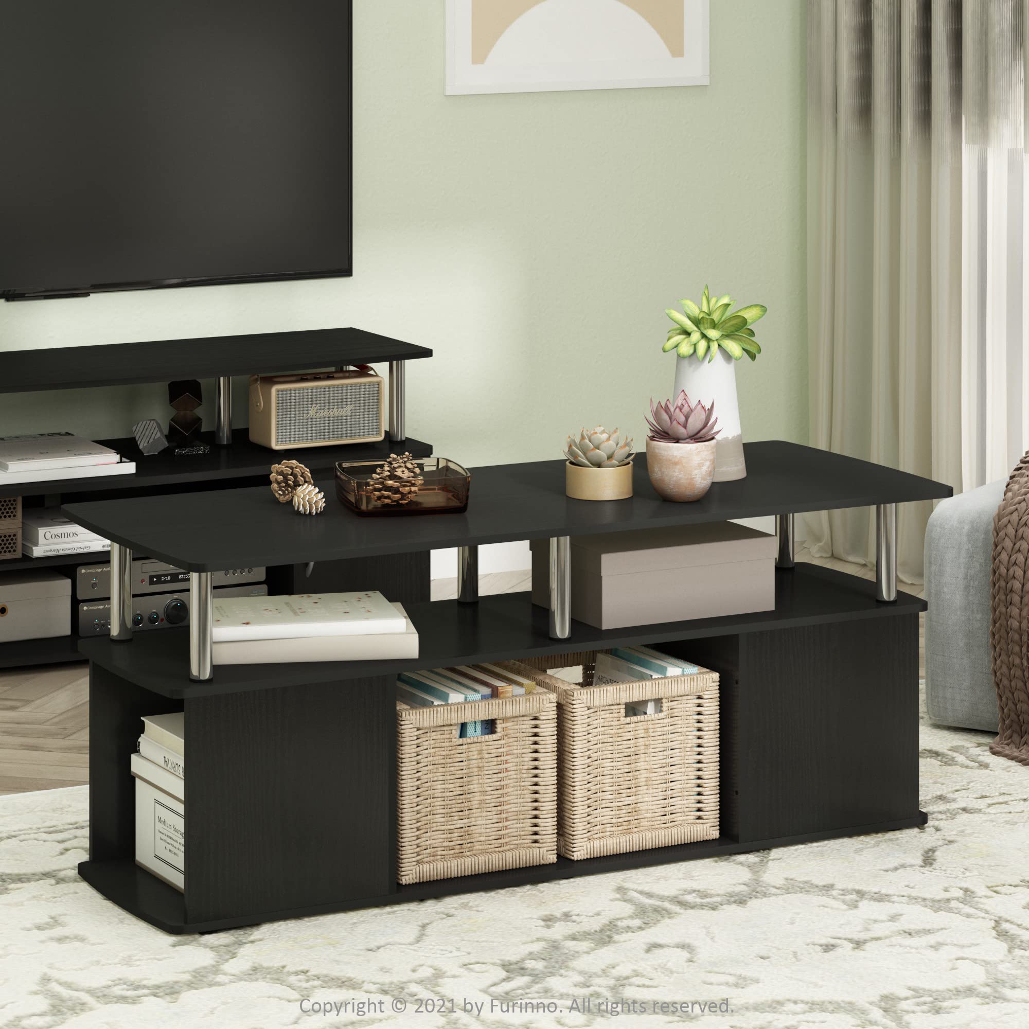 【新着商品】フリノ(Furinno) テレビ台 JAYA 【日本正規輸入品】 Amazon｜フリノ(Furinno) JAYA ローテーブル テレビ台（50インチ対応