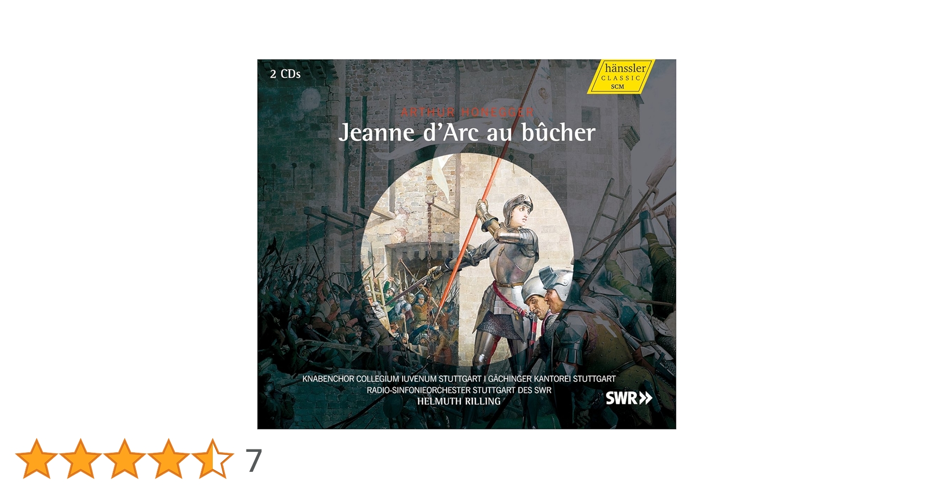 Amazon.co.jp: オネゲル : 火刑台上のジャンヌ・ダルク (Arthur