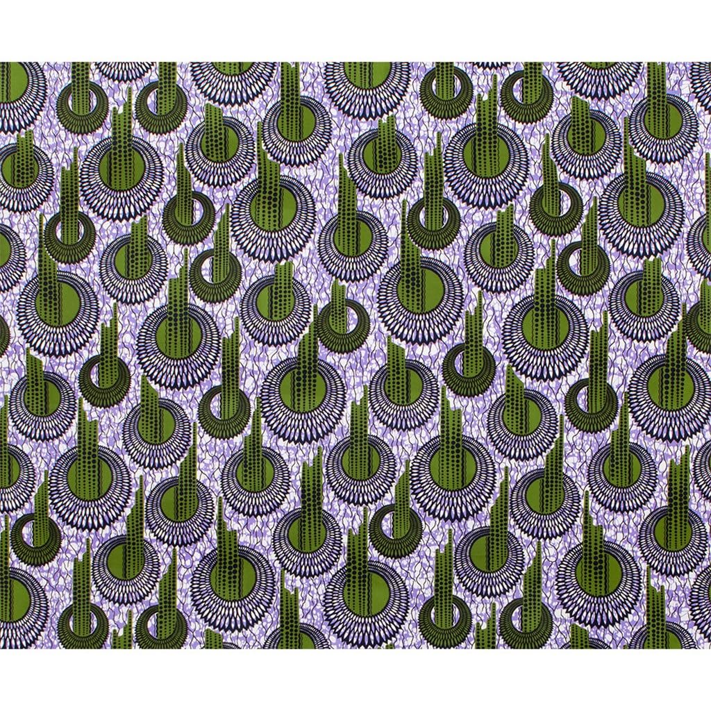 Tessuto con stampa batik in stile nazionale africano Stampe geometriche fronte-retro Tessuto africano