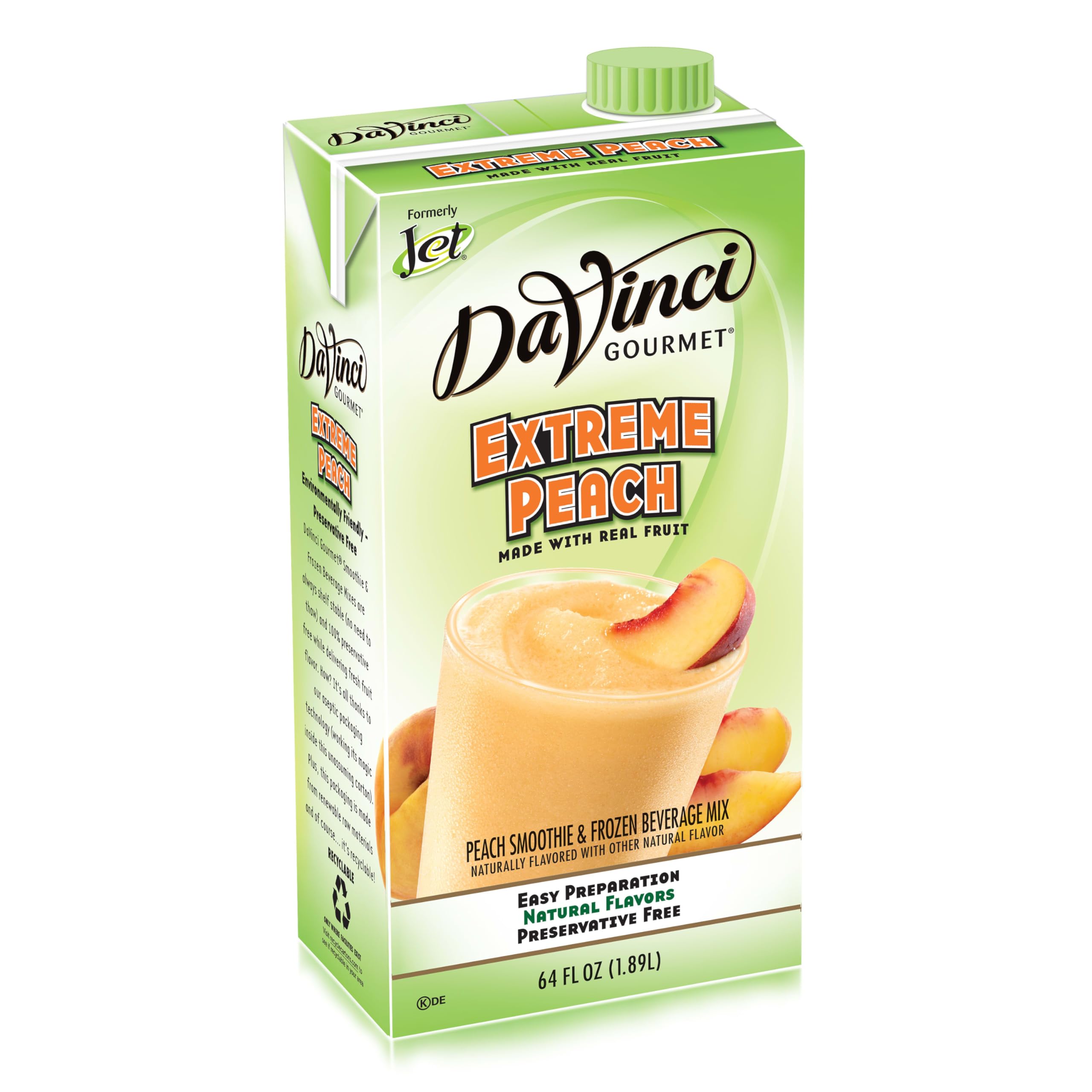 DaVinci Gourmet Extreme Peach Smoothie, 64 Fluid Ounce (Pack of 1)