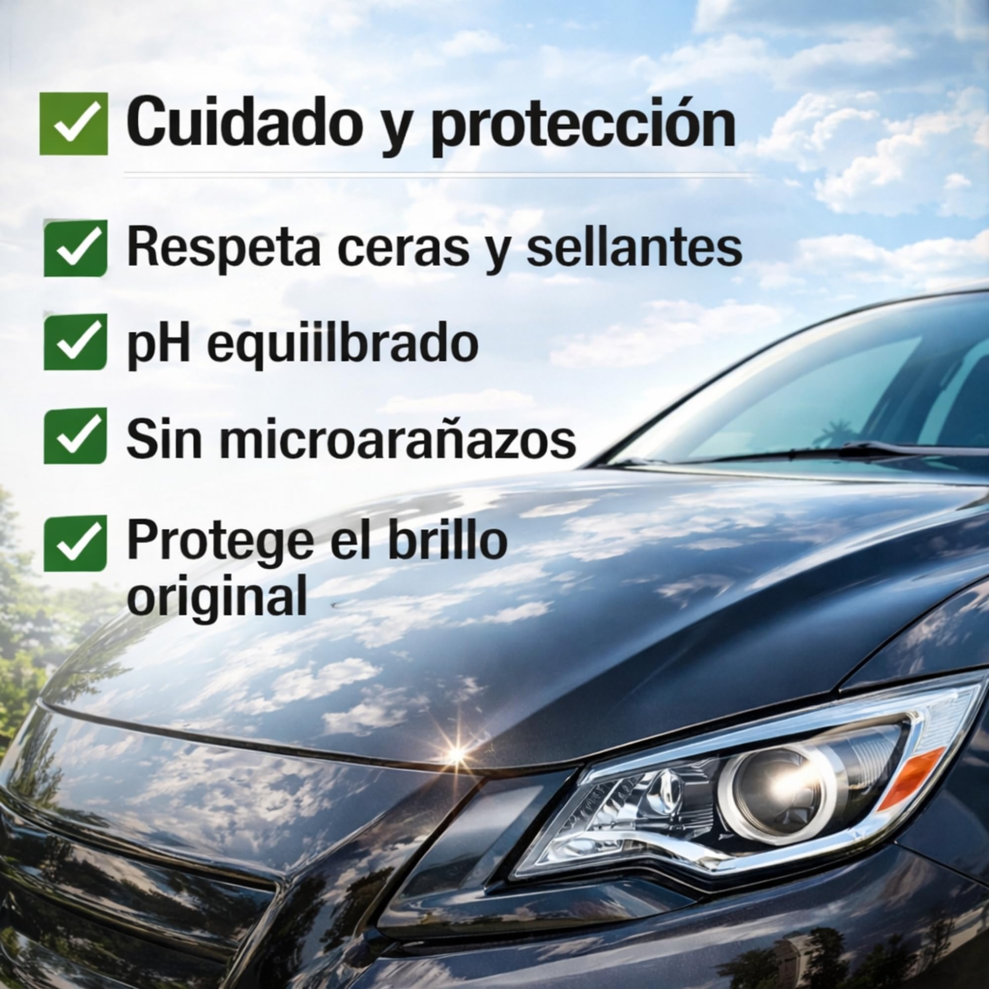 Champú de Carrocería Extra Fuerte 5L – Limpiador Profesional para Coche, Elimina Suciedad Difícil, Espuma Activa, Alto Rendimiento, Elimina Suciedad Incrustada, Acabado Brillante