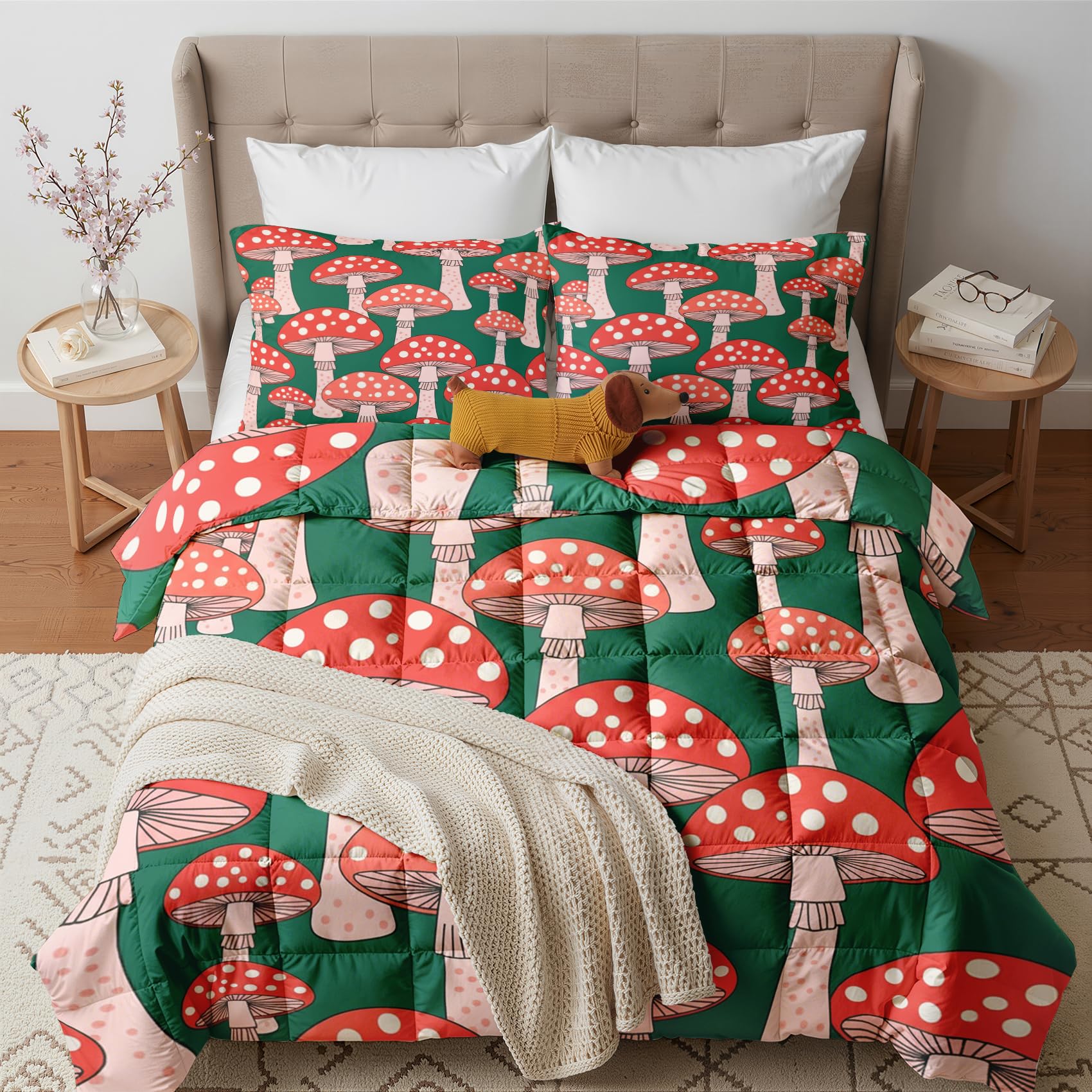 GEDAEUBA Mushroom Duvet Single 10.5 Tog