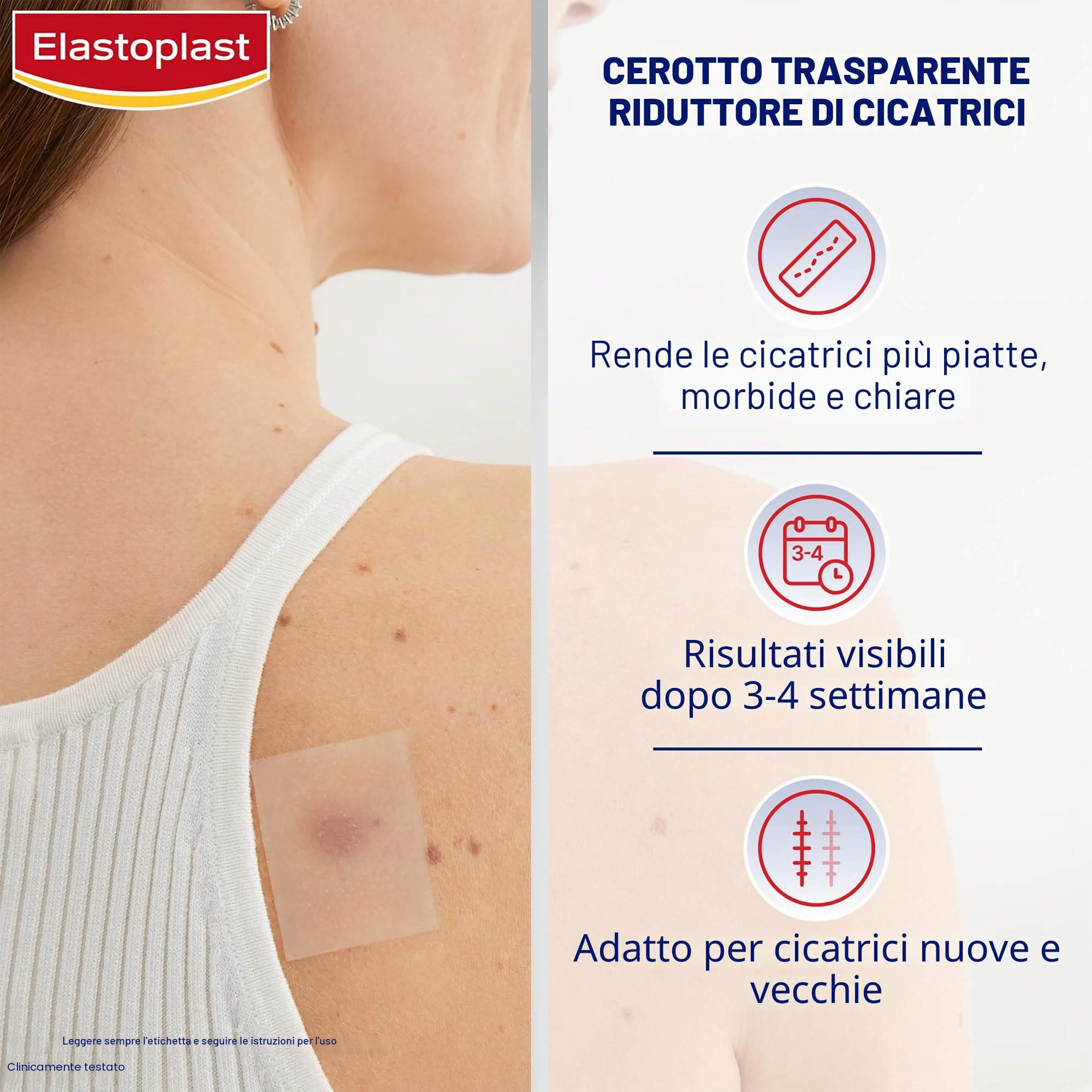 Elastoplast Scars Reducer 21 Transparent Patches by Elastoplast