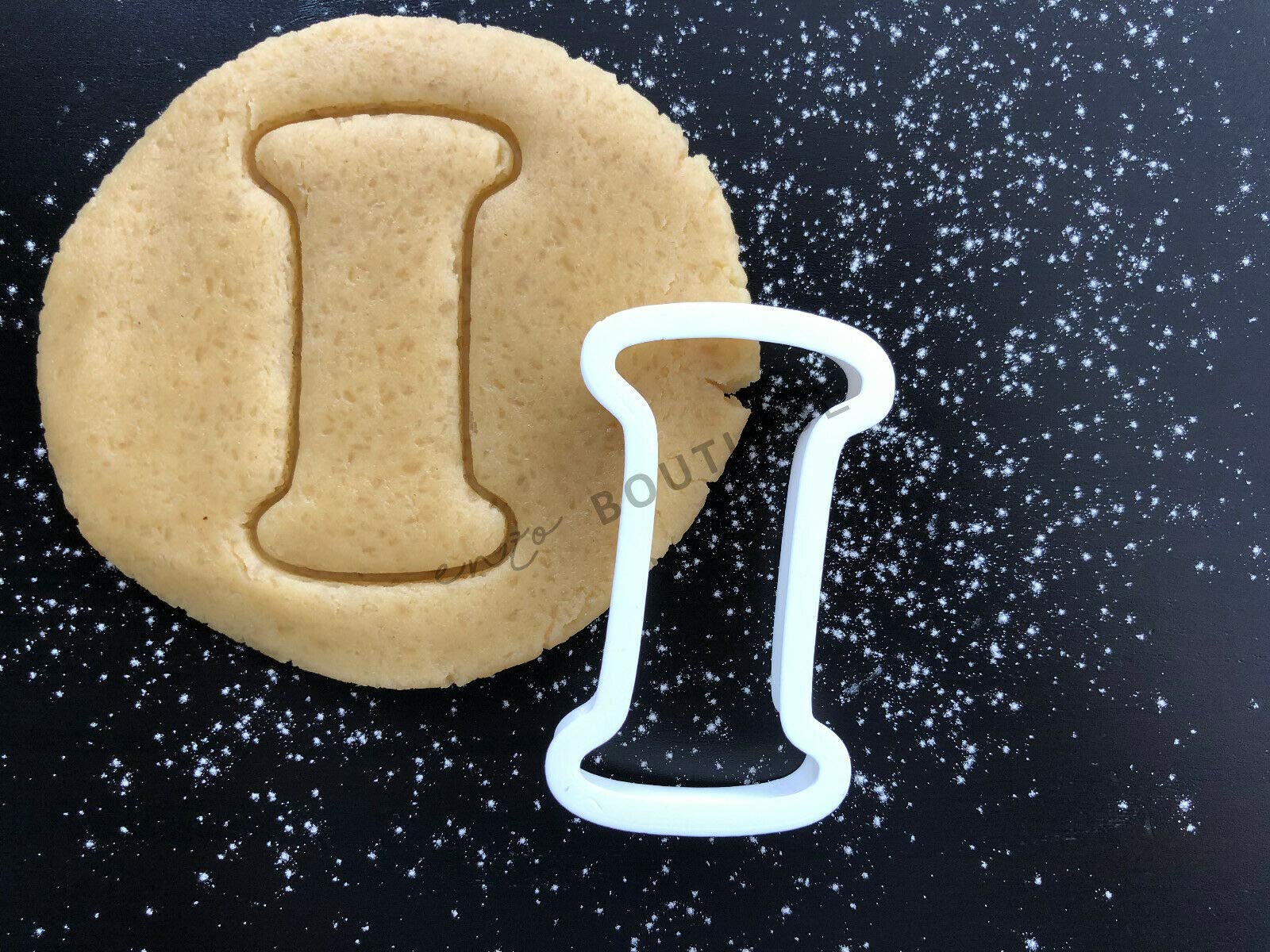 Alphabet Letters 3 Sizes Cookie Cutters Fondant Cake Decorating (Letter I, 3)