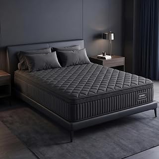 14" Extra Firm Queen Mattress, Boxed Cooling Gel Breathable Hybrid Mattress, Ultra Support for Heavy People, Design for Back Pain & Neck Relief, Fiberglass-Free, 365-Night Trial, for Couples, Families