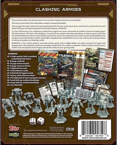 Miniatura 3 de Catalyst Game Labs BattleTech Alpha Strike Box Set – Sci-Fi Mech Miniatures Wargaming – Set de inicio de juego rápido para entusiastas de los juegos