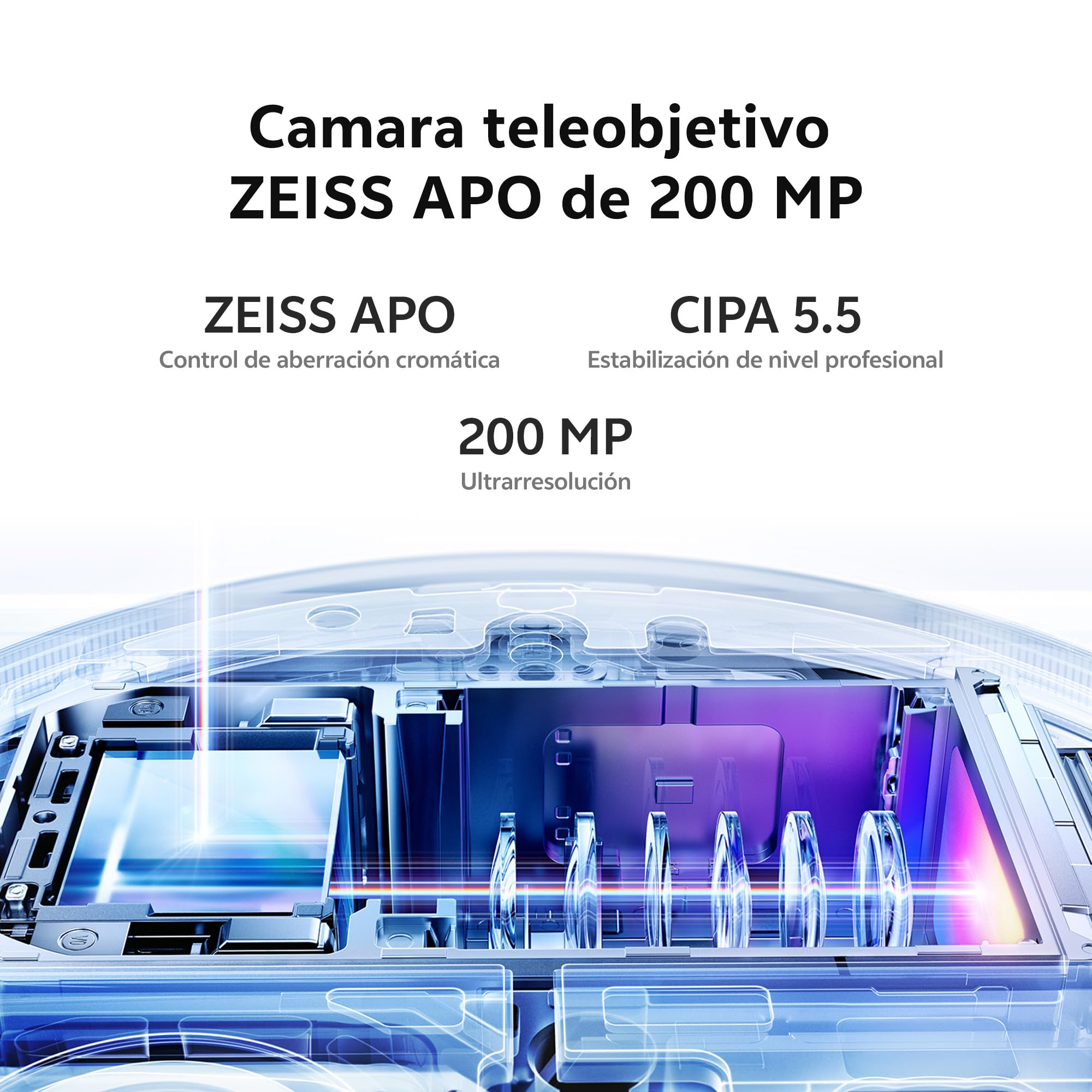 vivo X300 Pro Móvil 5G, 16GB + 512GB, Pantalla Plana de 6,78", cámara con teleobjetivo ZEISS APO de 200MP, procesador MediaTek Dimensity 9500, Smartphone con Kit de fotográfico, 4 años de garantía