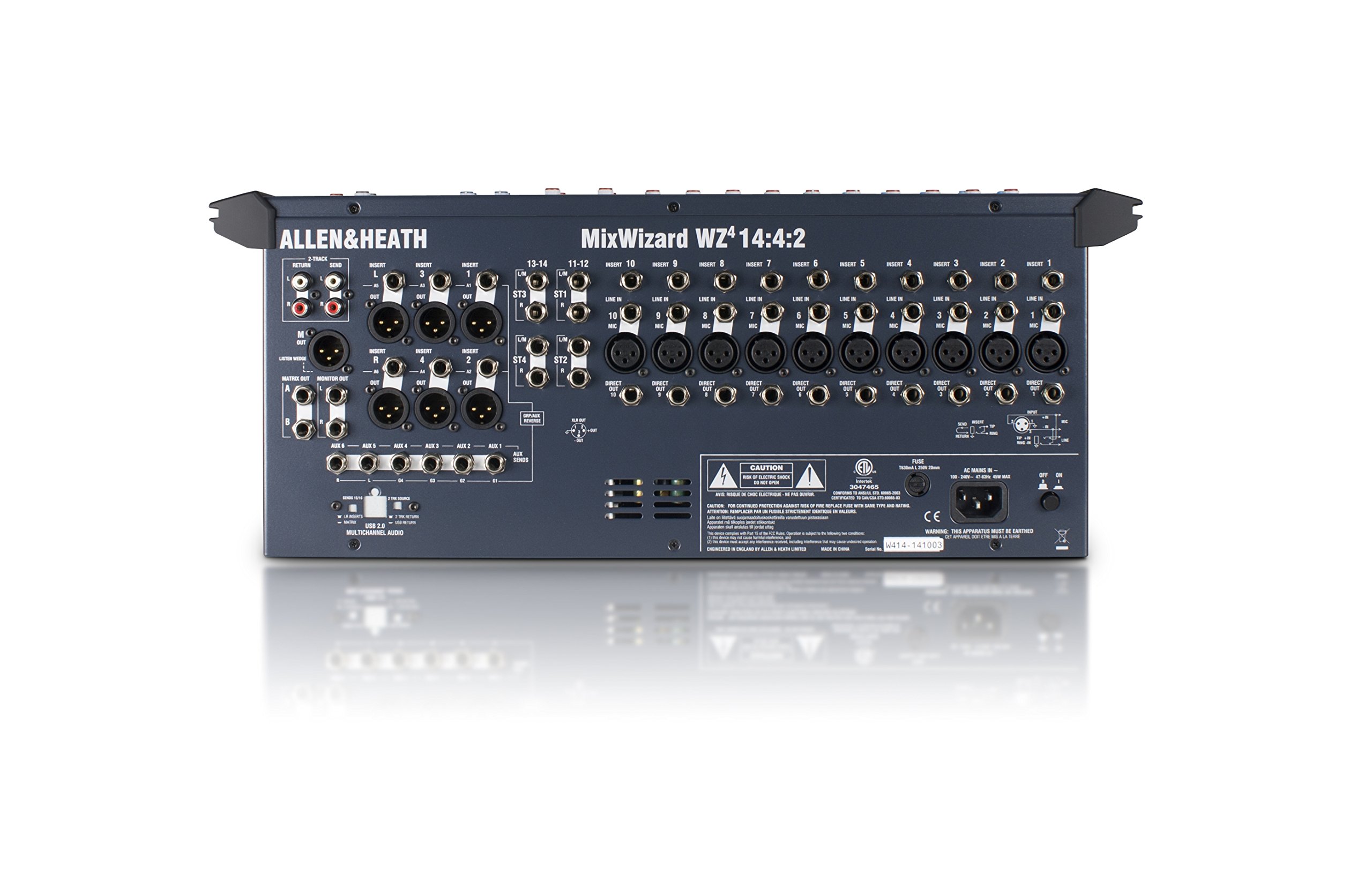 Amazon.com: Allen & Heath WZ414:4 MixWizard4 14:4:2 Professional 