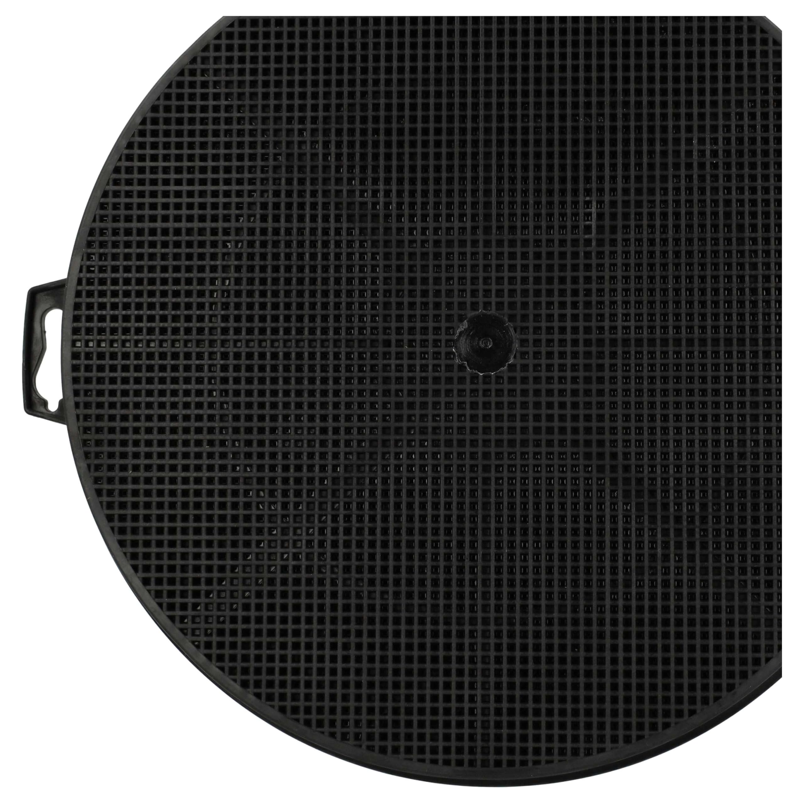 vhbw 4x Filtro a carboni attivi sostituisce Indesit FAC539, CHF210/1 per cappe aspiranti - 21 cm